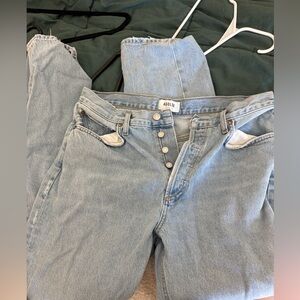 AGOLDE Women's Light Blue Jeans- Lana